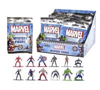 Jada - Marvel 4 cms - Blind Pack - 12 Modelli da collezione - Spider-Man, Iron-Man, Capitan America, Hulk - Licenza Ufficiale - Da 3 Anni