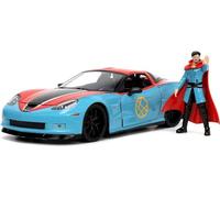 Marvel Avengers Chevrolet Corvette Modellino Auto Con Personaggio Doctor Strange