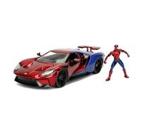 Jada - Marvel Ford Gt Del 2017, 253225002, + 8 Anni, Scala 1:24, Personaggio Incluso