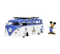 Simba SBA253075001 Mickey Van con Personaggio Scala 1:24 Diecast