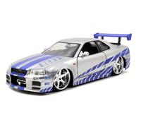 Jada - Fast & Furious 2002 Nissan Skyline Gt-R, 253203044, + 8 Anni, in Scala 1:24 Die-Cast