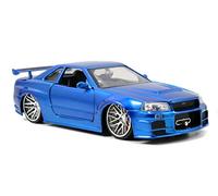 Jada - Modellino Nissan Skyline GT-R (R34), JA97173 in Scala 1:24 (Auto di Brian in Fast & Furious)