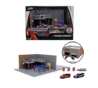 Jada Nano Scene Fast & Furious Tokyo Drift Garage Di Han Con 2 Auto Nano 36403
