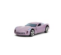 Jada Pink Slips 1:32 W2 2009 Chevy Corvette Stingray Concept Die-Cast Car, Toys