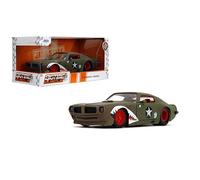 Jada PONTIAC FIREBIRD CUSTOM COUPE 1972 MILITARY GREEN