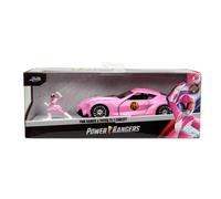 Jada Power Ranger Toyota FT1 con Pink Ranger Metallic Diecast Figure Età 8+