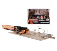 Jada Rapid and Furious Nano Train Scene Diorama Modelling, 2 veicoli in metallo pressofuso, giocattolo con ruota libera