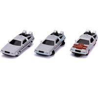 Jada Delorean Back To The Doc Ritorno al Futuro Nano 3 Pack, Colore Marrone, 253251002