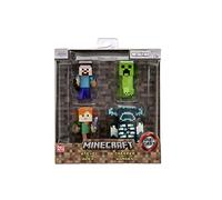 MODELLISMO STATICO ACTION FIGURE SET 4X MINECRAFT METAL NANO VIDEOGAME 1/50