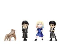 Jada Set di 4 personaggi della serie realizzati in metallo, mercoledì con abito