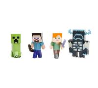 Jada Set of 4 Diecast Figures Minecraft Video Game Metalfigs Series Diecast Mode