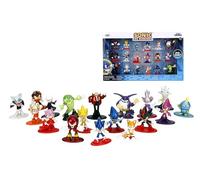 Jada Sonic The Hedgehog Nano 4,2 cm MetalFigs 18-Pack, Serie 1 - Personaggi da collezione pressofusi - Età 8+