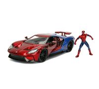 Set Jada Toys Marvel Spiderman + Ford GT 2017