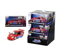 Jada Toys - Spider-Man Auto Porsche 911 GT3 RS, scala 1:32 (13,5 cm), in metallo pressofuso, porte apribili, licenza ufficiale Marvel, per bambini dagli 8 anni, 253222020