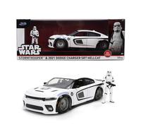 Jada Star Wars Stormtrooper with 2021 Dodge Charger SRT Hellcat Die-Cast Vehicle