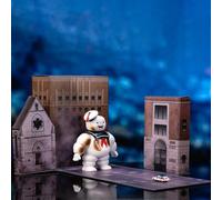 Jada Stay Pouft, edizione speciale Next Level, statuetta metallica 15 cm, auto ECTO-1 4 cm, accessori dettagliati, licenza ufficiale (9331441314R00)