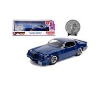 Jada Stranger Things Billy's Chevy Camaro Z28 Blu Auto Con Moneta Medaglia 1:24