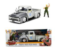 Jada Street Fighter F100 Hollywood Rides scala 1/24 con Action Figure Guile