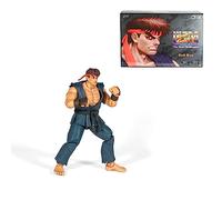 Jada - Street Fighter II, figura Evil Ryu edizione speciale, Deluxe; figura articolata da 15 cm, con mani e teste intercambiabili, accessori e 20 punti articolati (253255070)