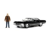 Jada Supernatural 1:24 1967 Chevy Impala Modellino con Figura di Dean Winchester, Nero, Giocattolo, Personaggi/persone