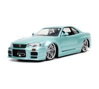 Jada The Fast And The Furious Brians Nissan Skyline GT-R R34 1:24 Die Cast Vehicle