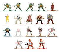 Jada TMNT Wave 2 - Confezione da 18 statuette in metallo pressofuso, 4,2 cm, giocattolo per bambini e adulti