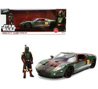 JADA TOYS 1/24 FORD GT 2005 STAR WARS BOBA FETT MODELLINO AUTO STATICO DIECAST
