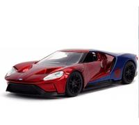 JADA TOYS - MARVEL SPIDER-MAN 2017 FORD GT IN SCALA 1:32, + 8 ANNI, 253222002