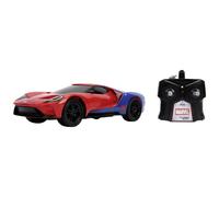 JADA TOYS 253226002 Marvel Spider-Man RC 2017 Ford GT 1:16 Automodello per