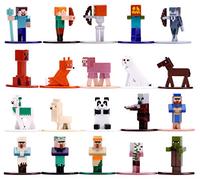 Jada Toys 253265001 Minecraft - Confezione da 20 statuette in pressofusione, 4 cm