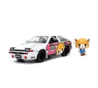 1986 Toyota Trueno AE86 Nº25 Serie de TV Aggretsuko + Figura Aggretsuko 1:24 Jad