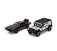 Simba SBA253202014 Fast & Furious - Twin Pack Scala 1:32 Jeep Wrangler e Dodge C
