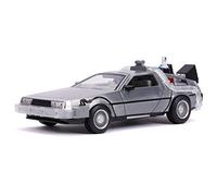 Ritorno Al Futuro Ii Hollywood Rides Diecast Model 1/24 Delorean Macchina Del Te