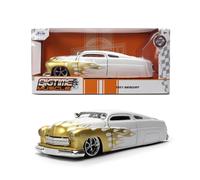 Jada Toys Bigtime Muscle 1:24 1951 Mercury Die-cast Car - Opening Doors, Hood, T