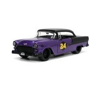 Jada Toys Bigtime Muscle 1:24 1955 Chevy Bel-Air Die-cast Car - Opening Doors, H