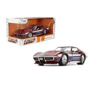 Jada Toys Bigtime Muscle 1:24 1969 Corvette Stingray ZL-1 - Porte Apribili,...