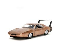 Jada Toys Bigtime Muscle 1:24 1969 Dodge Charger Daytona auto pressofusa - porte apribili, cofano, bagagliaio, pneumatici in gomma (rame caramellato)