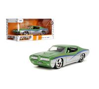 Jada Toys Bigtime Muscolo 1:24 1969 Pontiac Gto Modellino Auto - Apertura Porte