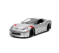 Jada Toys Bigtime Muscolo 1:24 2006 Chevy Corvette Z06 Modellino Auto - Opening
