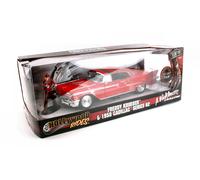 Jada Toys CADILLAC SERIES 62 A NIGHTMARE W/FREDDY KRUEGER FIGURE 1:24