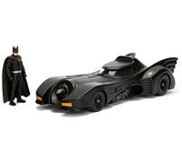 Jada Toys Dc Comic 1989 Batmobile with 2.75" Batman 1:24 w Figura-JA98260, Multicolore, 98260