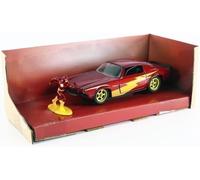 Jada Toys DC Comics 1:32 1973 Chevy Camaro Auto In Metallo Con The Flash...