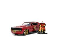 MODELLINO AUTO STATICO CHEVROLET CAMARO COUPE ROBIN FIGURE 1969 RED SCALA 1/32