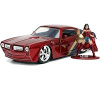 MODELLINO AUTO STATICO PONTIAC FIREBIRD WONDER WOMAN FIGURE 1972 SCALA 1/32