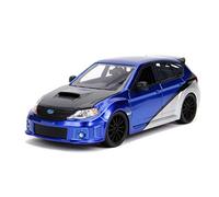 Jada Toys Fast Furious 99514 - Modello Subaru Impreza Wrx Sti Di Brian Scala 1/24, DieCast Collezione, Blu/Argento