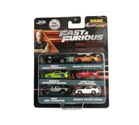 Jada Toys Fast & Furious Nano 6 Pack Hollywood Rides 1.65 In