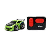Jada Toys Fast & Furious Small Blocks RC 1995 Brian's Mitsubishi Eclipse (10 cm) - Auto telecomandata 2 canali, larghezza regolabile per fan e bambini dai 3 anni in su, con telecomando incluso