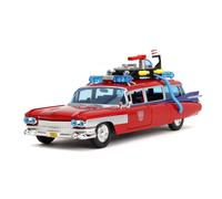 Jada Toys - Ghostbusters Ecto-1 Mashup Transformers 1:24 Auto In Metallo