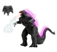 Jada Toys - Godzilla radiocomandato, 253256005, +6 anni, dal film Godzilla e Kong, con telecomando a 3 canali, con luci e suoni