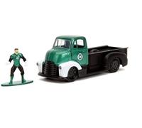 MODELLINO AUTO STATICO CHEVROLET COE TRUCK WITH GREEN LANTERN FIGURE 1952 1/32